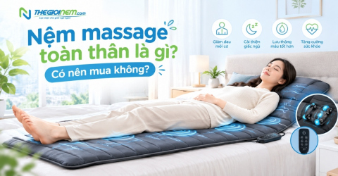 Nệm massage toàn thân là gì? Có nên mua không?