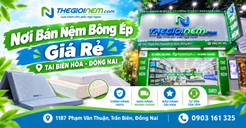 Nơi bán nệm bông ép giá rẻ tại Biên Hòa Đồng Nai