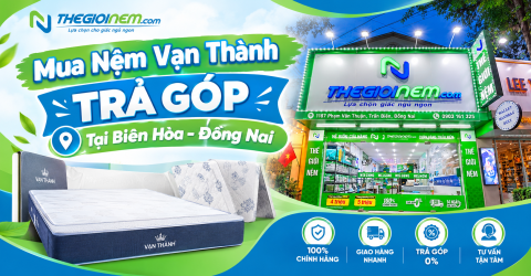Mua Nệm Vạn Thành Trả Góp Tại Biên Hòa-Đồng Nai | Thegioinem.com