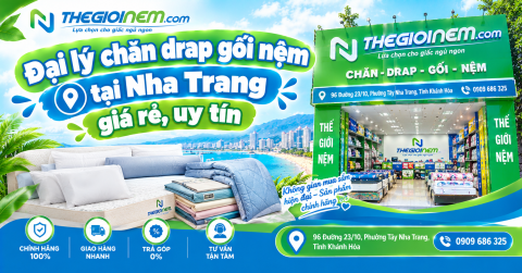 Đại lý chăn drap gối nệm tại Nha Trang giá rẻ, uy tín