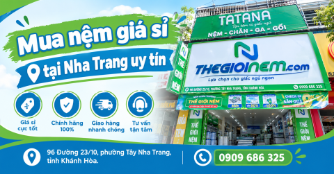 Mua nệm giá sỉ tại Nha Trang uy tín