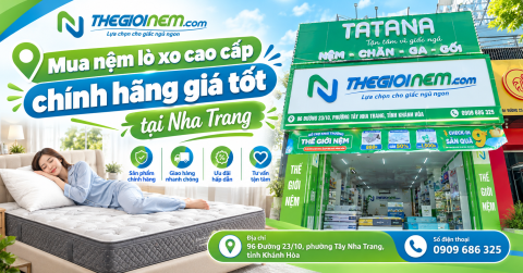 Mua nệm lò xo cao cấp chính hãng giá rẻ tại Nha Trang
