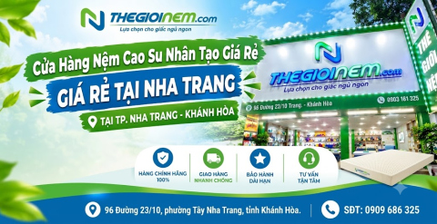 Cửa Hàng Nệm Cao Su Nhân Tạo Giá Rẻ Tại Nha Trang