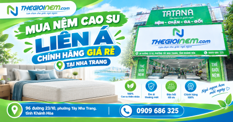 Mua Nệm Cao Su Liên Á Chính Hãng Giá Rẻ Tại Nha Trang