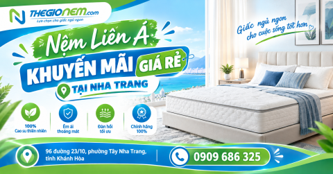 Nệm Liên Á Khuyến Mãi Giá Rẻ Tại Nha Trang