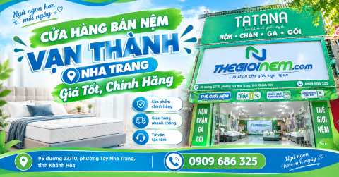 Cửa Hàng Bán Nệm Vạn Thành Nha Trang Giá Tốt, Chính Hãng