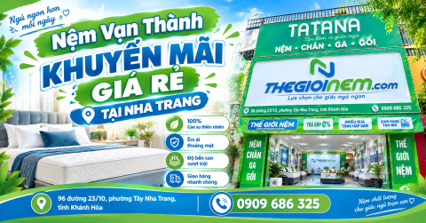 Nệm Vạn Thành Khuyến Mãi Giá Rẻ Tại Nha Trang